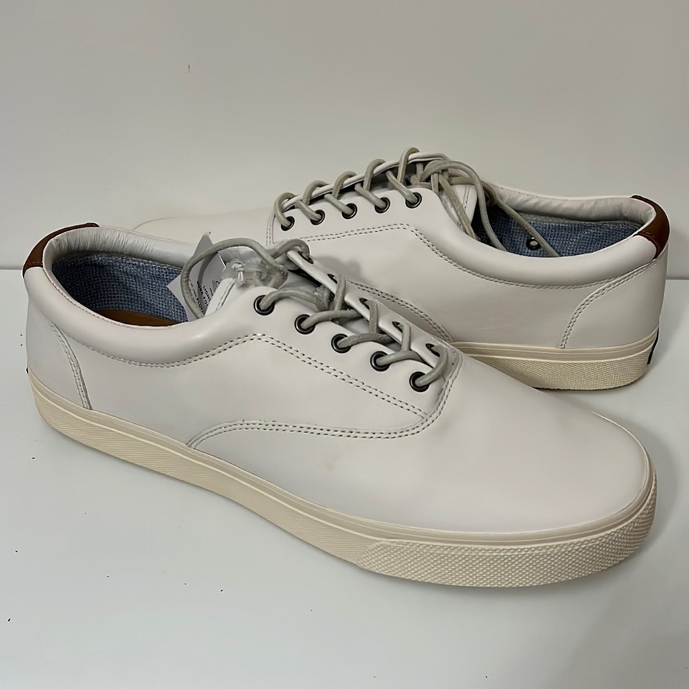 *NWT Sperry Striper PW CVO White